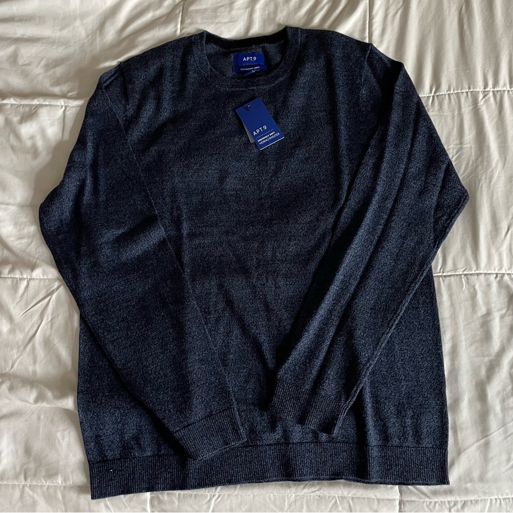 NWT Men’s Lightweight Sweater | Navy Blue